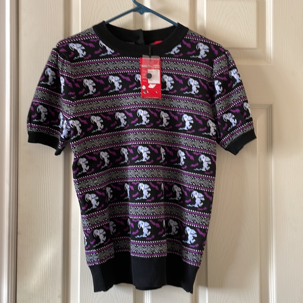 Peanuts x unique vintage spooky snoopy Paige sweater - Picture 4 of 10